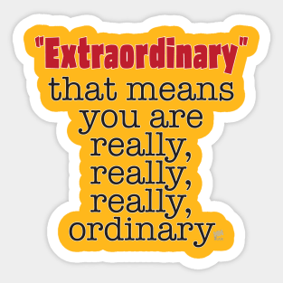 Ordinary Sticker